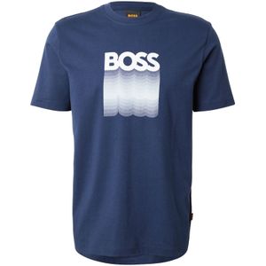 BOSS Shirt 'Insignia'  blauw / wit