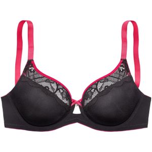 Vivance - Beugel-bh - Zwart - Gevoerd - Naadloos uitgevoerd