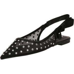 Steve Madden - Olyvia-R - Ballerina - Zwart/Zilver