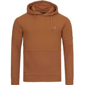 INDICODE JEANS Sweatshirt 'Franz'  bruin / cognac / oranje