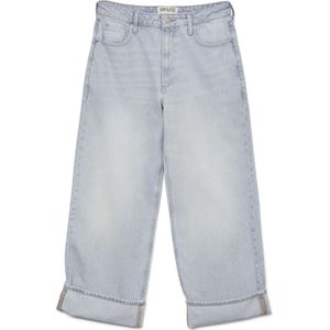 Wide Fit Jeans - Stonewash - Mid Rise - Enkel Lengte - Wide Leg Fit