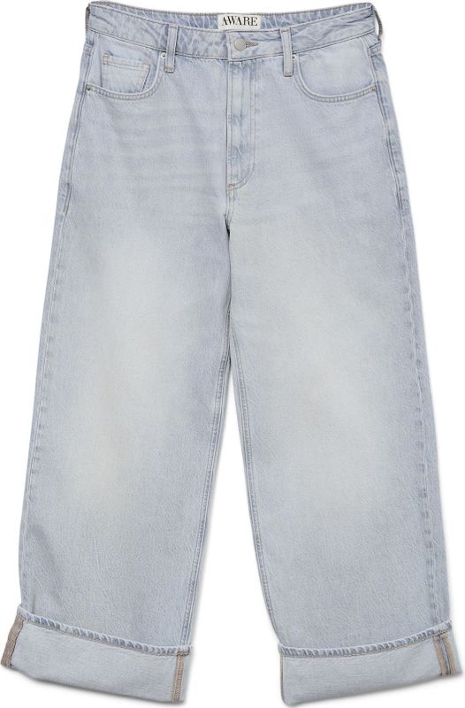 Wide Fit Jeans - Stonewash - Mid Rise - Enkel Lengte - Wide Leg Fit