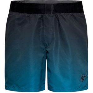 SikSilk Zwemshorts  cyaan blauw / zwart