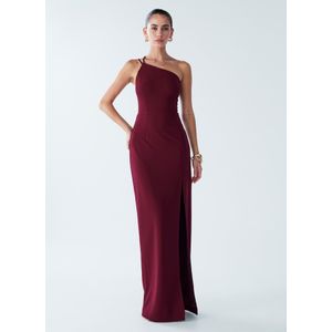 BWLDR Avondjurk 'Boston'  bordeaux