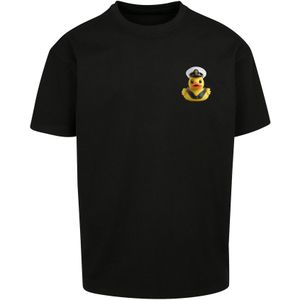 F4NT4STIC Shirt 'Rubber Duck Captain'  lichtbruin / geel / oranje / zwart / wit
