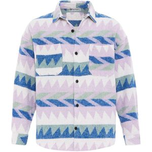 Dandalo Overhemd  ecru / enziaan / pastelgroen / sering