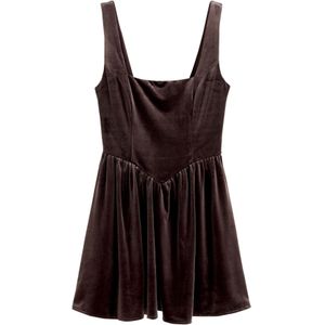 Next Jurk  chocoladebruin