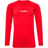 Hummel - Hmlbl Performance Tee - Kinder T-Shirt - True Red - Langarm