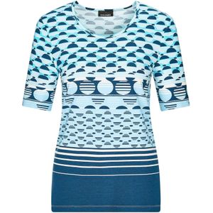 Goldner Shirt  blauw / wit