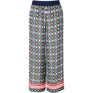 Ulla Popken Pyjamabroek  azuur / grasgroen / rood / wit