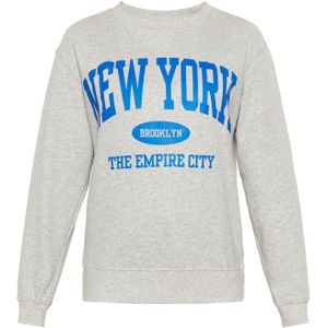 SANIKA Sweatshirt  blauw / grijs gemêleerd