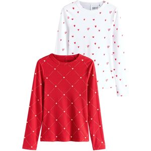 Next Shirt  rood / wit