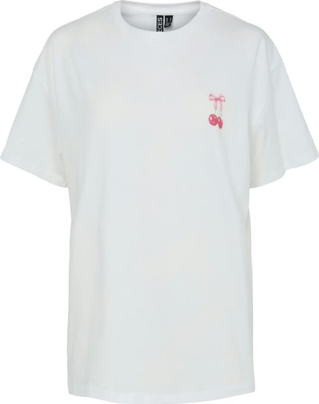 Pcmikka - Oversized T-shirt - Zacht Stretchmateriaal - Korte Mouwen