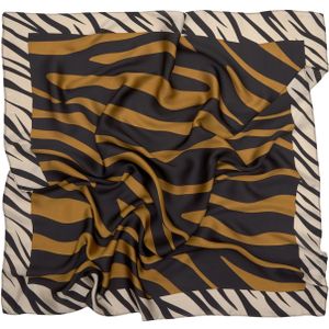 Pull&Bear Doek  lichtbeige / sepia / zwart