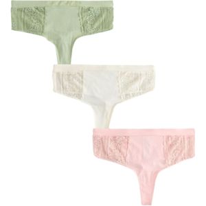 Next String  groen / oudroze / wit