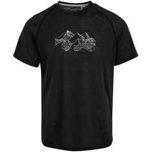 REGATTA Shirt 'Escade'  zwart / wit