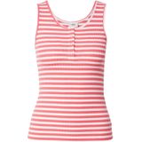 JDY - JDYFransiska - Tanktop - Framboos/Wit - Mouwloos