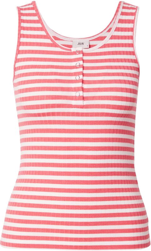 JDY - JDYFransiska - Tanktop - Framboos/Wit - Mouwloos