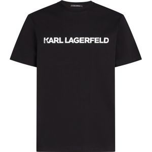 Karl Lagerfeld Shirt  zwart / wit