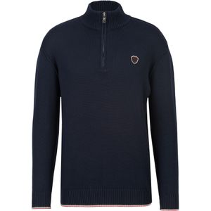 19V69 ITALIA Trui 'Luca'  navy / rood / wit