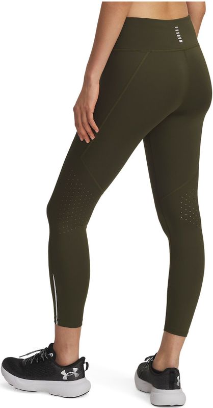 Under Armour - Launch Ankle - Leggings - Zwart - Sneldrogende HeatGear®-stof