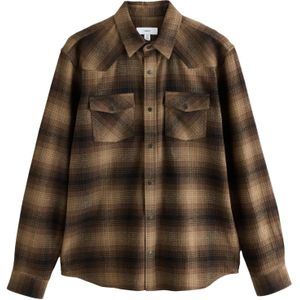 Next Overhemd  bruin / zwart