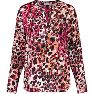 GERRY WEBER Blouse  pink / bordeaux / zwart / offwhite