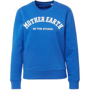 92 The Studio Sweatshirt  hemelsblauw / wit
