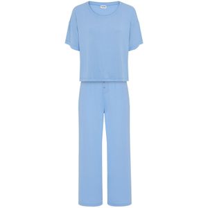 LSCN by LASCANA Pyjama  hemelsblauw