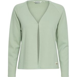 Oxmo Sweatvest 'Jonia'  pastelgroen
