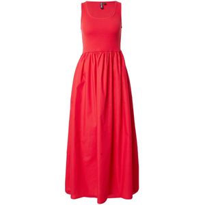 PIECES Jurk 'PCDulla'  bloedrood
