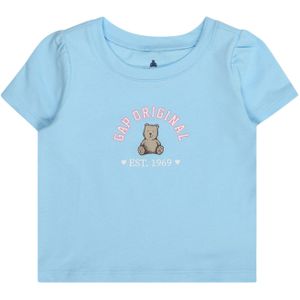 GAP Shirt  lichtblauw / bruin / rosa