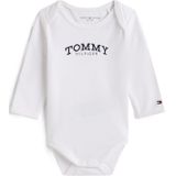 TOMMY HILFIGER Rompertje/body  zwart / wit