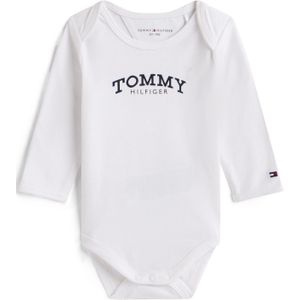 TOMMY HILFIGER Rompertje/body  zwart / wit