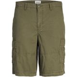 Jack & Jones - Cargobroek - Groen - Regular Fit - Knielengte