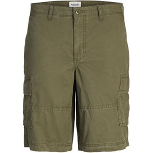Jack & Jones - Cargobroek - Groen - Regular Fit - Knielengte