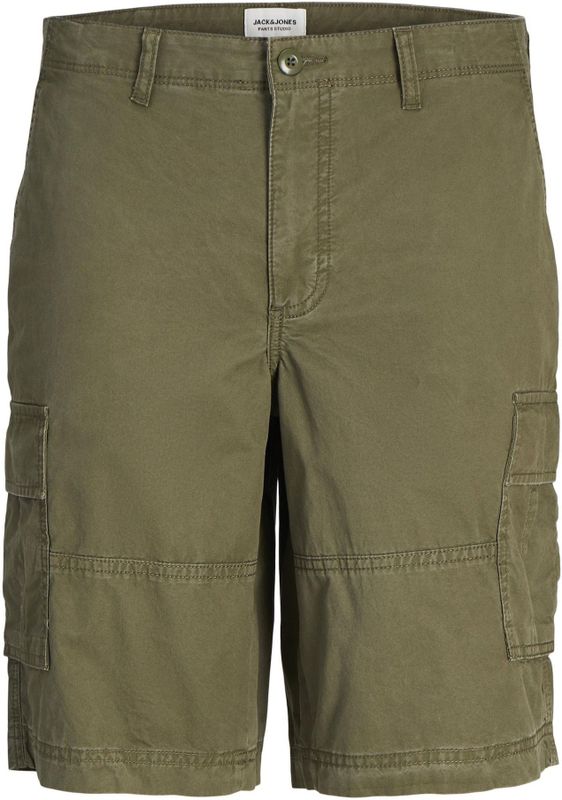 Jack & Jones - Cargobroek - Groen - Regular Fit - Knielengte