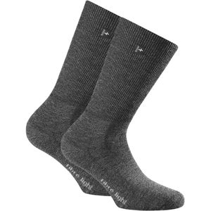 Rohner Socks Sportsokken  antraciet / wit