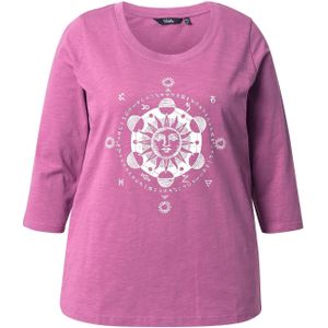 Ulla Popken Shirt  eosine / wit