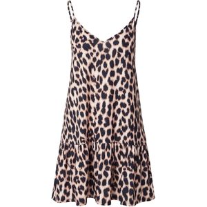 ABOUT YOU Jurk 'Goldie'  bruin / lichtbruin / zwart