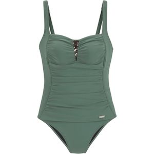 Lascana - Badpak - Olijf - Gewatteerd - Met Beugel - Brede Verstelbare Bandjes