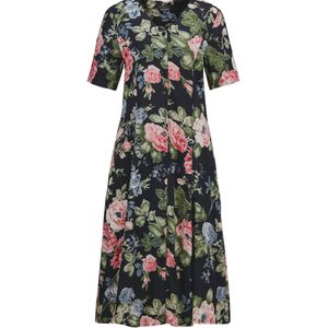 Goldner Zomerjurk  blauw / donkergroen / oudroze / zwart