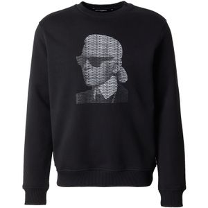 Karl Lagerfeld Sweatshirt  zwart / wit
