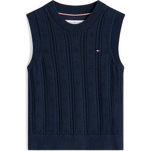 TOMMY HILFIGER Trui  navy / rood / wit