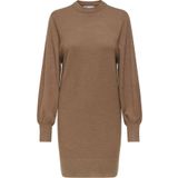 Onllabelle - Lange Jurk - Gebreid - Hoge Hals - Bodycon Fit