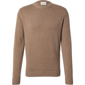 Bruun & Stengade Trui 'Thorstein'  lichtbruin / zwart