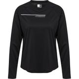 Hummel - Hmlcourt Light Weight T-Shirt L/S W - T-shirt - Zwart