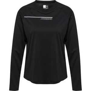 Hummel - Hmlcourt Light Weight T-Shirt L/S W - T-shirt - Zwart