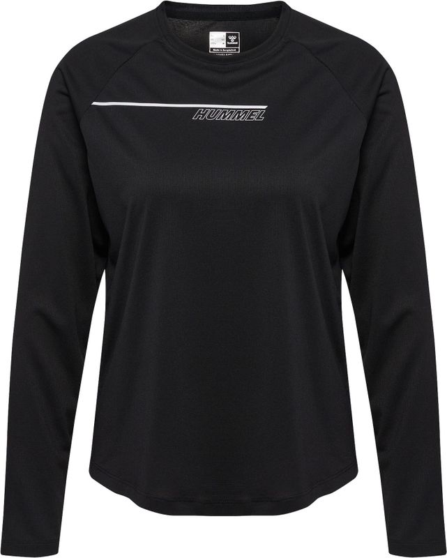 Hummel - Hmlcourt Light Weight T-Shirt L/S W - T-shirt - Zwart