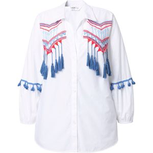 Angel of Style Blouse  blauw / rood / wit